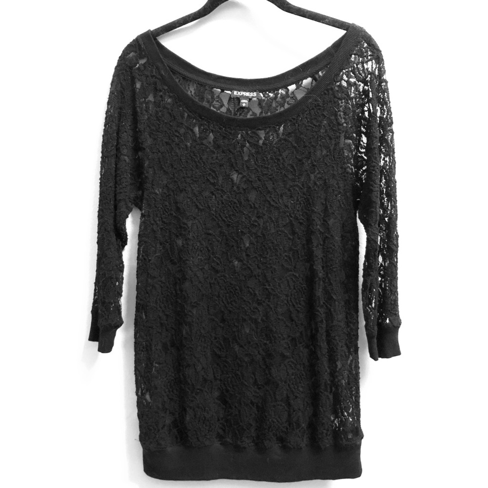 ☕️Lace 3/4 Sleeve Top